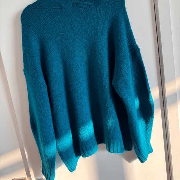 NWT Pistola Teal Blue Sweater - Oversized, Size: Large - Picture 8 of 14